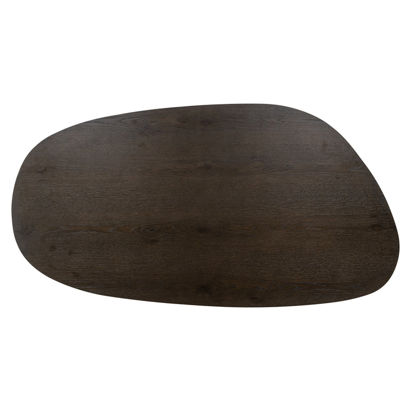 Couchtisch Ellington in Braun mit Eichenfurnier, 150x80 cm
