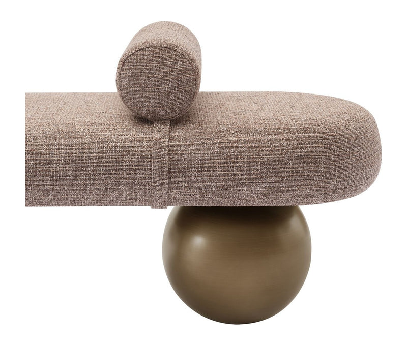 Bank Alexander Jones – Sitzbank Tweed Braun für Flur & Esszimmer