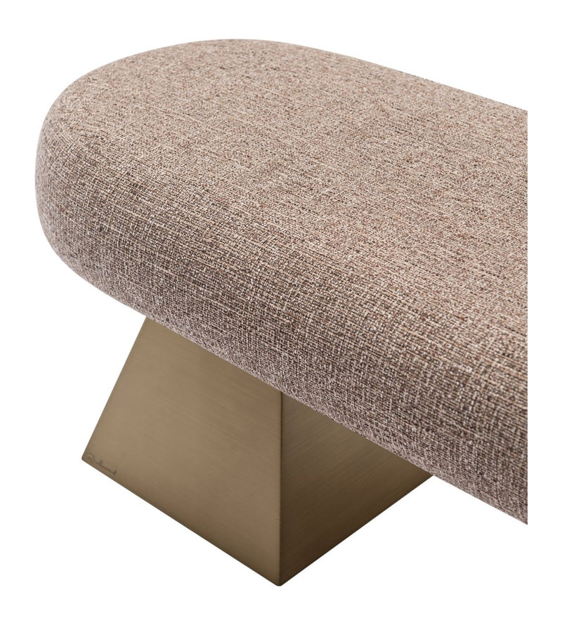 Bank Alexander Jones – Sitzbank Tweed Braun für Flur & Esszimmer