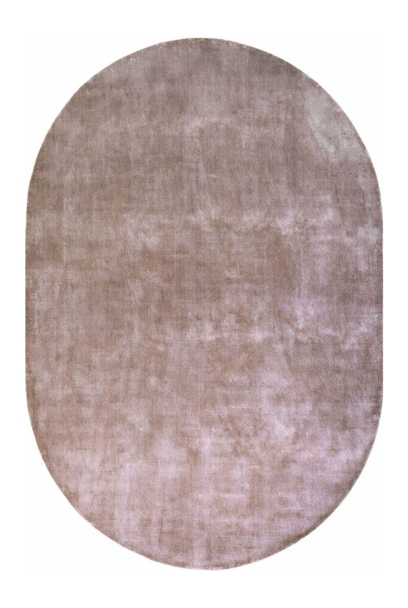 Teppich Nilla taupe 220x320 cm - weicher Viskose-Baumwoll-Teppich