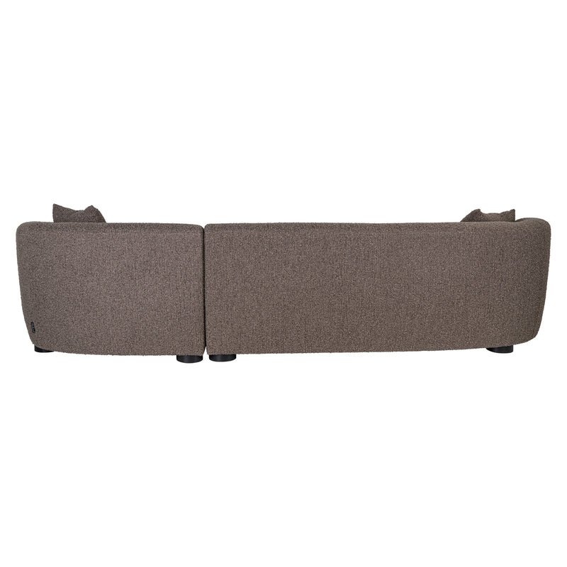 Richmond Sofa Pandora Chunky Lounge rechts, XXL-Eckcouch braun