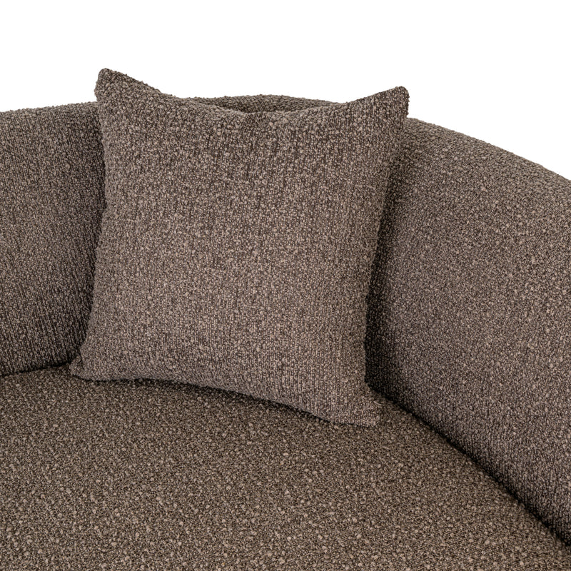 Richmond Sofa Pandora Chunky Lounge rechts, XXL-Eckcouch braun