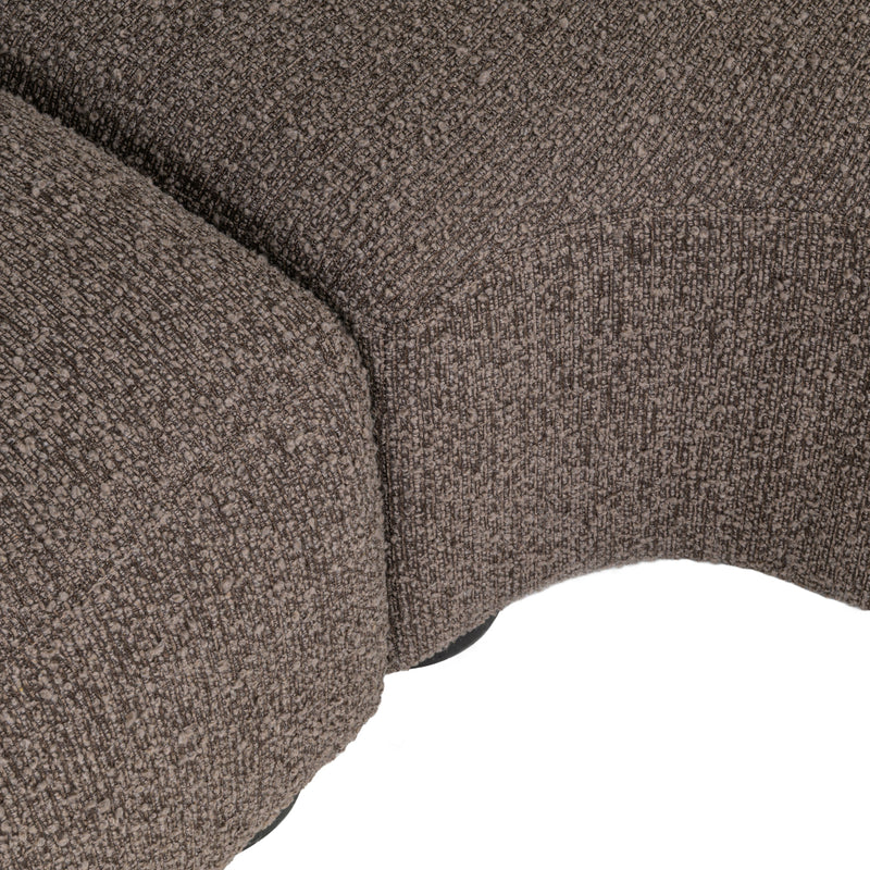 Richmond Sofa Pandora Chunky Lounge rechts, XXL-Eckcouch braun