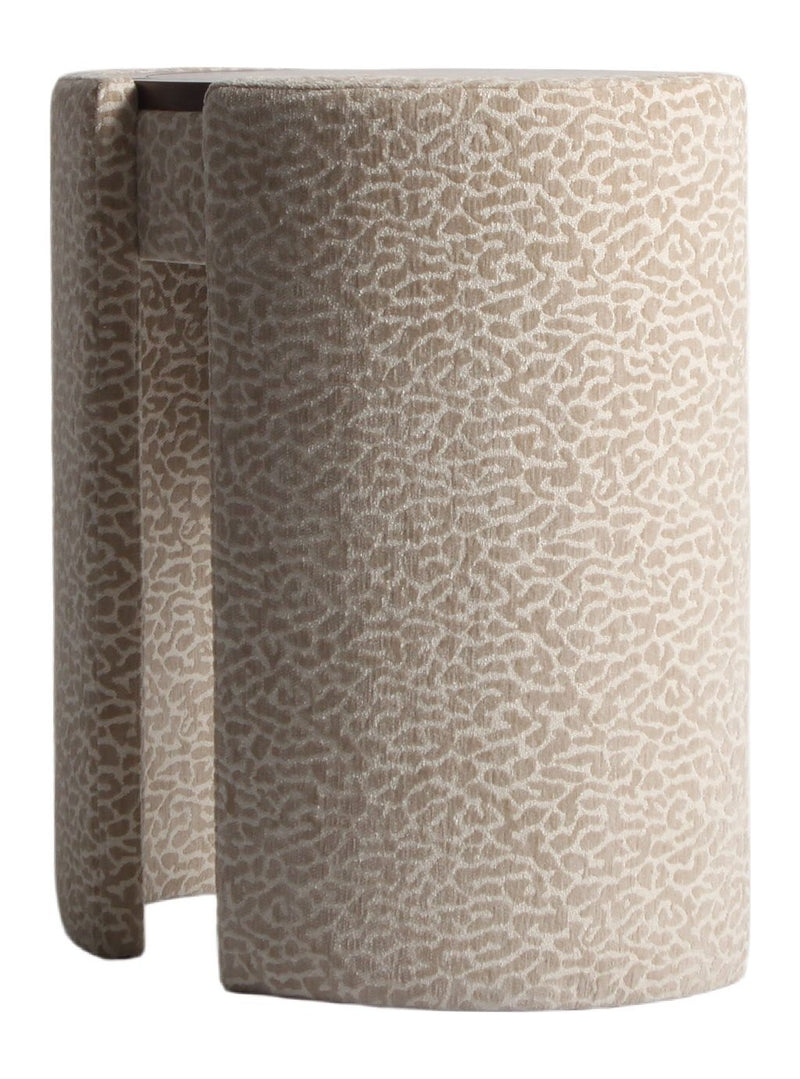Schreibtisch Roxenne Beige Leopard mit Spiegel & Stauraum