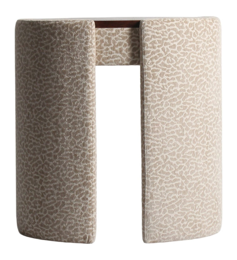 Schreibtisch Roxenne Beige Leopard mit Spiegel & Stauraum