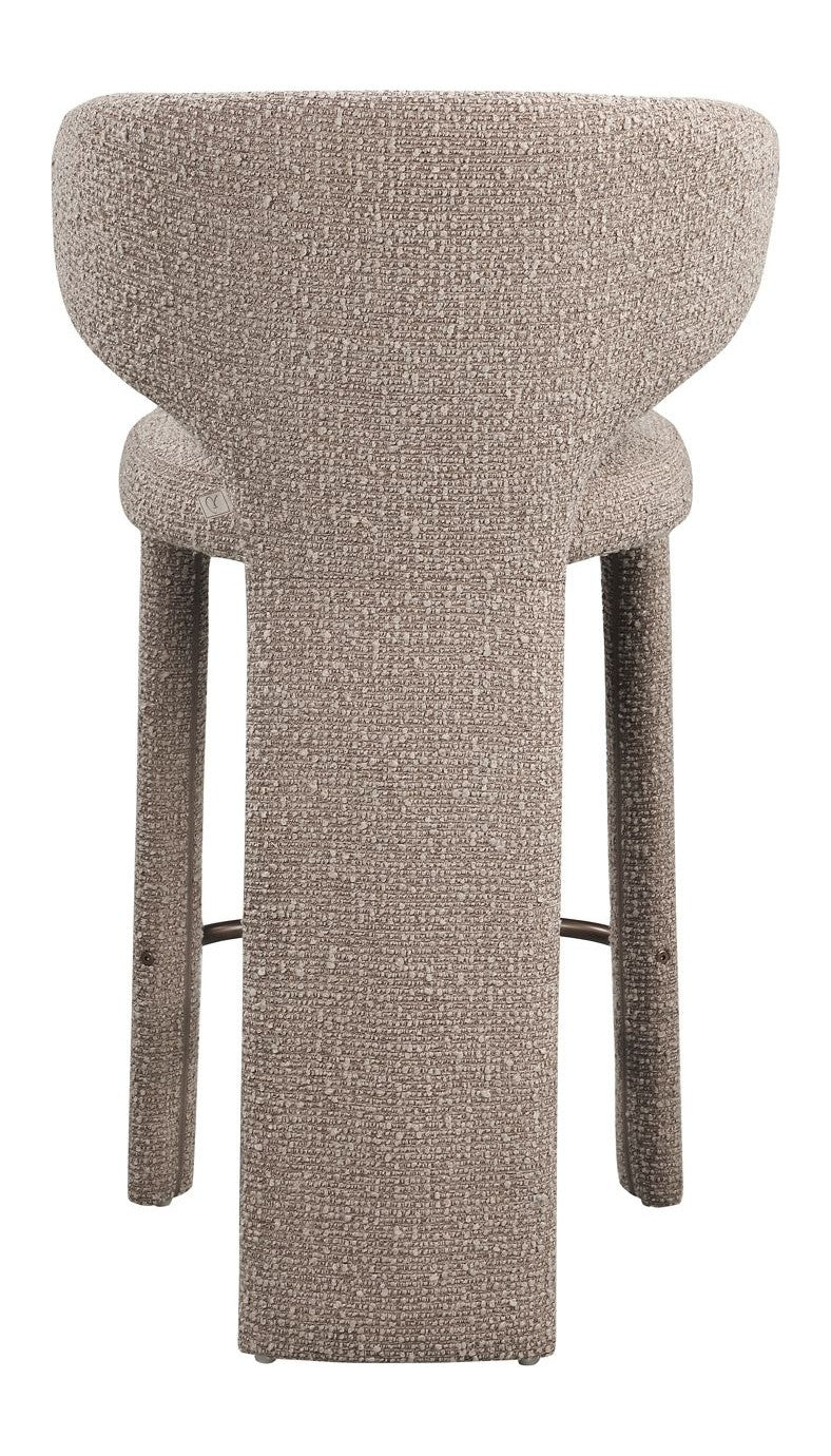 Barhocker Viola Mocca Chunky – gepolstert für Küche und Barbereich