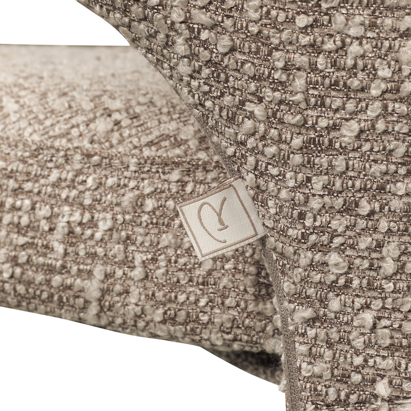 Barhocker Viola Mocca Chunky – gepolstert für Küche und Barbereich