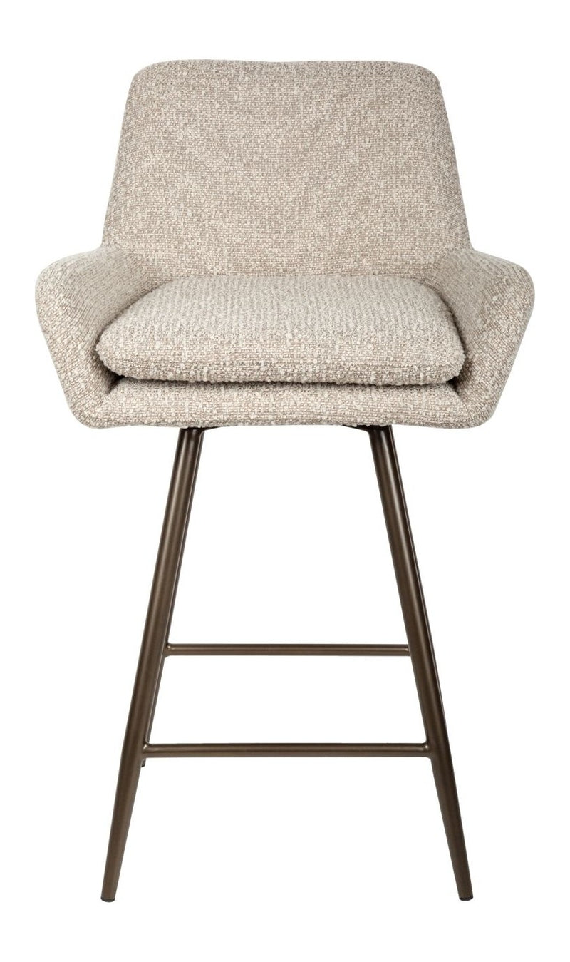 Barhocker Linsey natural chunky, drehbar, Richmond 2er-Set
