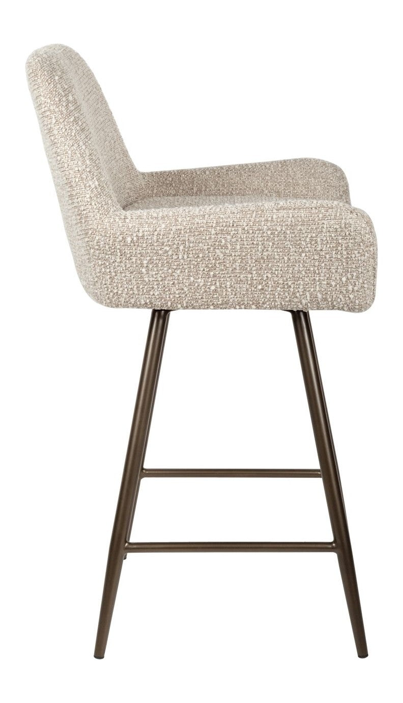 Barhocker Linsey natural chunky, drehbar, Richmond 2er-Set