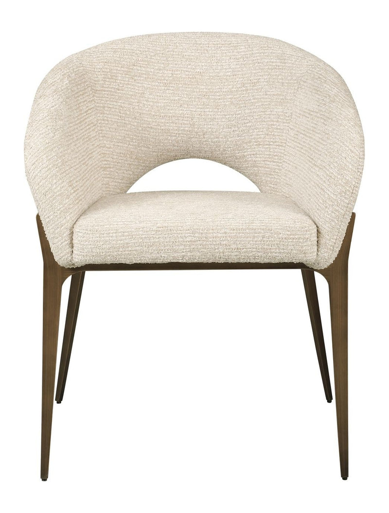 Esszimmerstuhl Kenzi Natural Linear – Richmond Design mit Polsterbezug