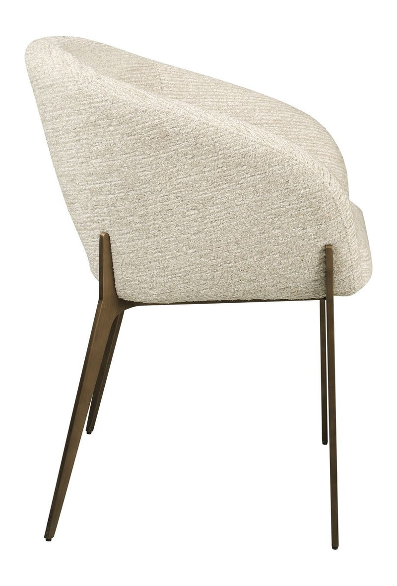 Esszimmerstuhl Kenzi Natural Linear – Richmond Design mit Polsterbezug