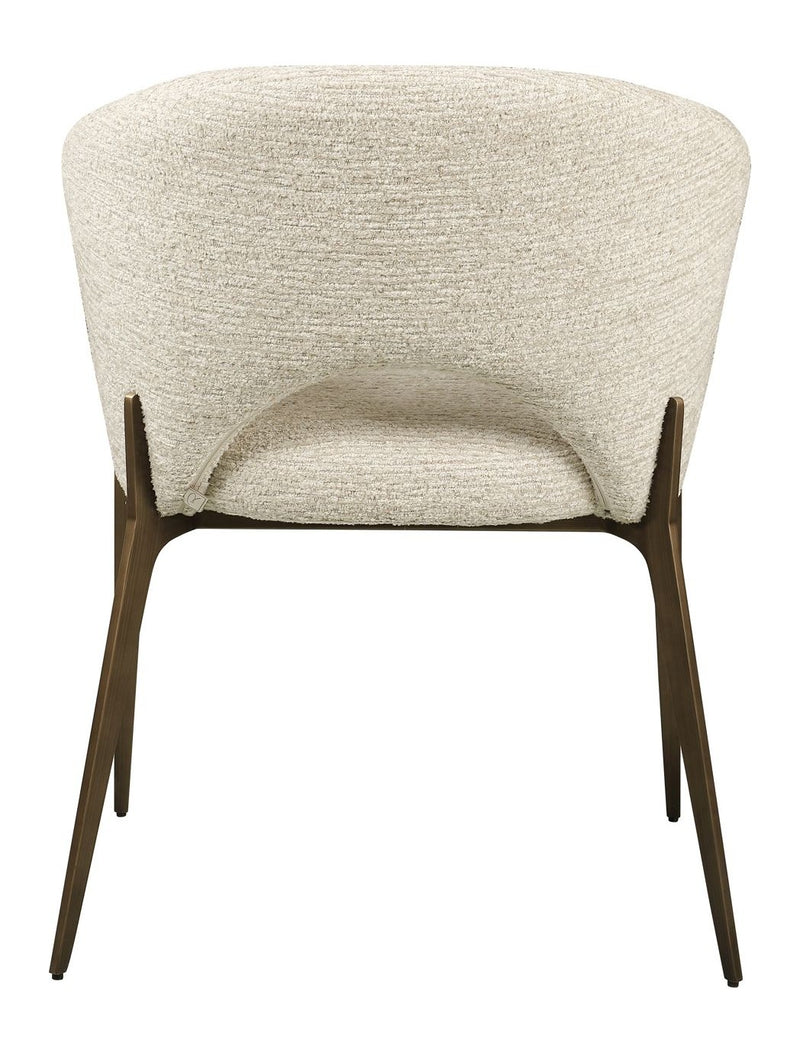 Esszimmerstuhl Kenzi Natural Linear – Richmond Design mit Polsterbezug
