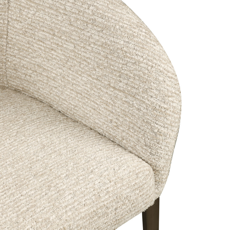 Esszimmerstuhl Kenzi Natural Linear – Richmond Design mit Polsterbezug