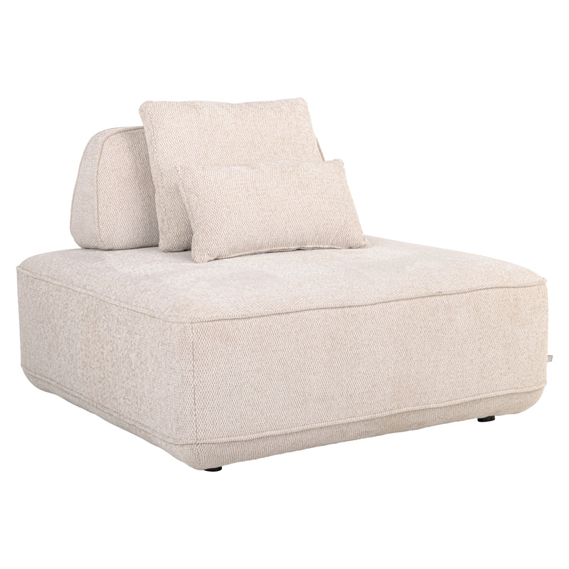 Sofa Tudor 1-Sitzer Natural Boldweave mit verschiebbarer Rückenlehne