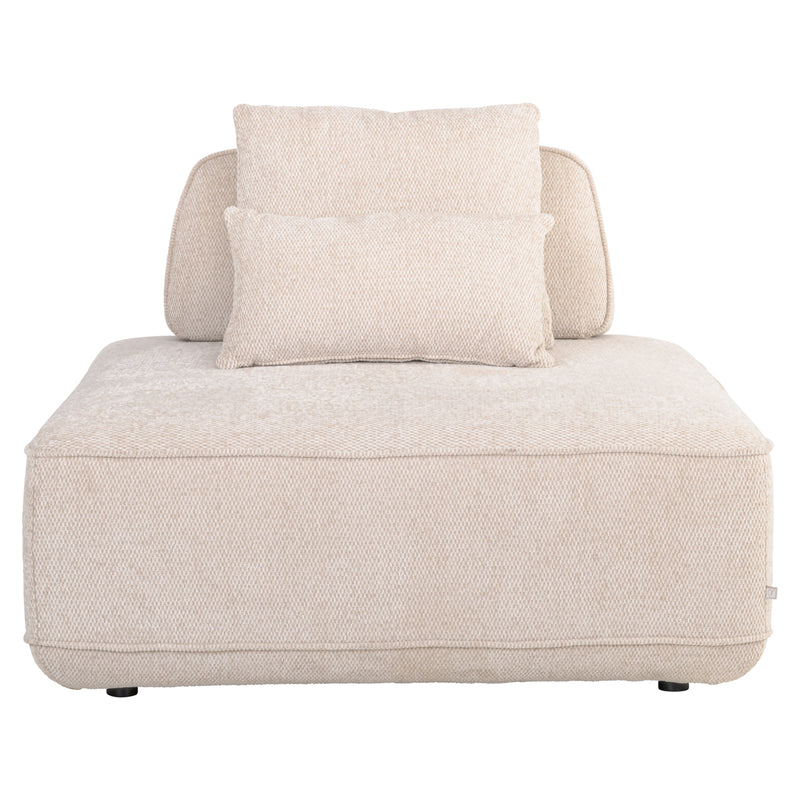 Sofa Tudor 1-Sitzer Natural Boldweave mit verschiebbarer Rückenlehne