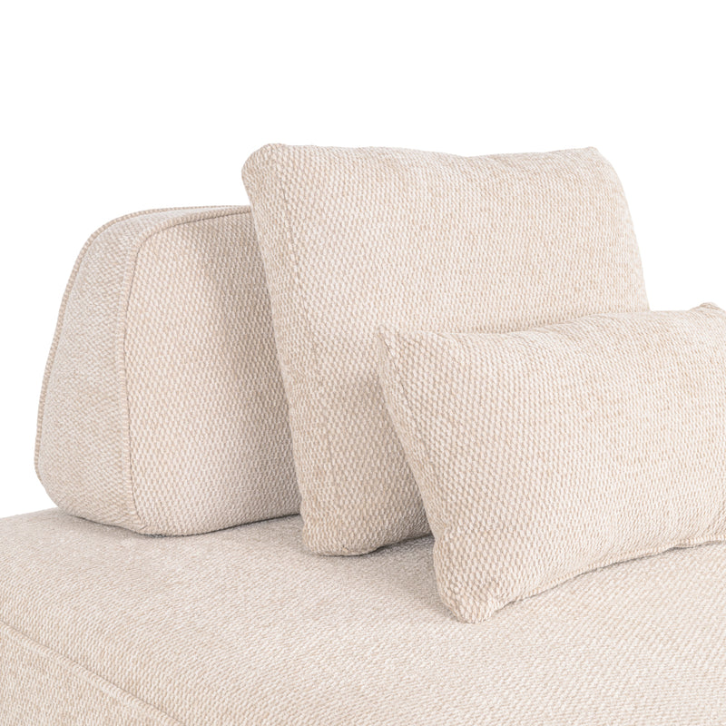 Sofa Tudor 1-Sitzer Natural Boldweave mit verschiebbarer Rückenlehne