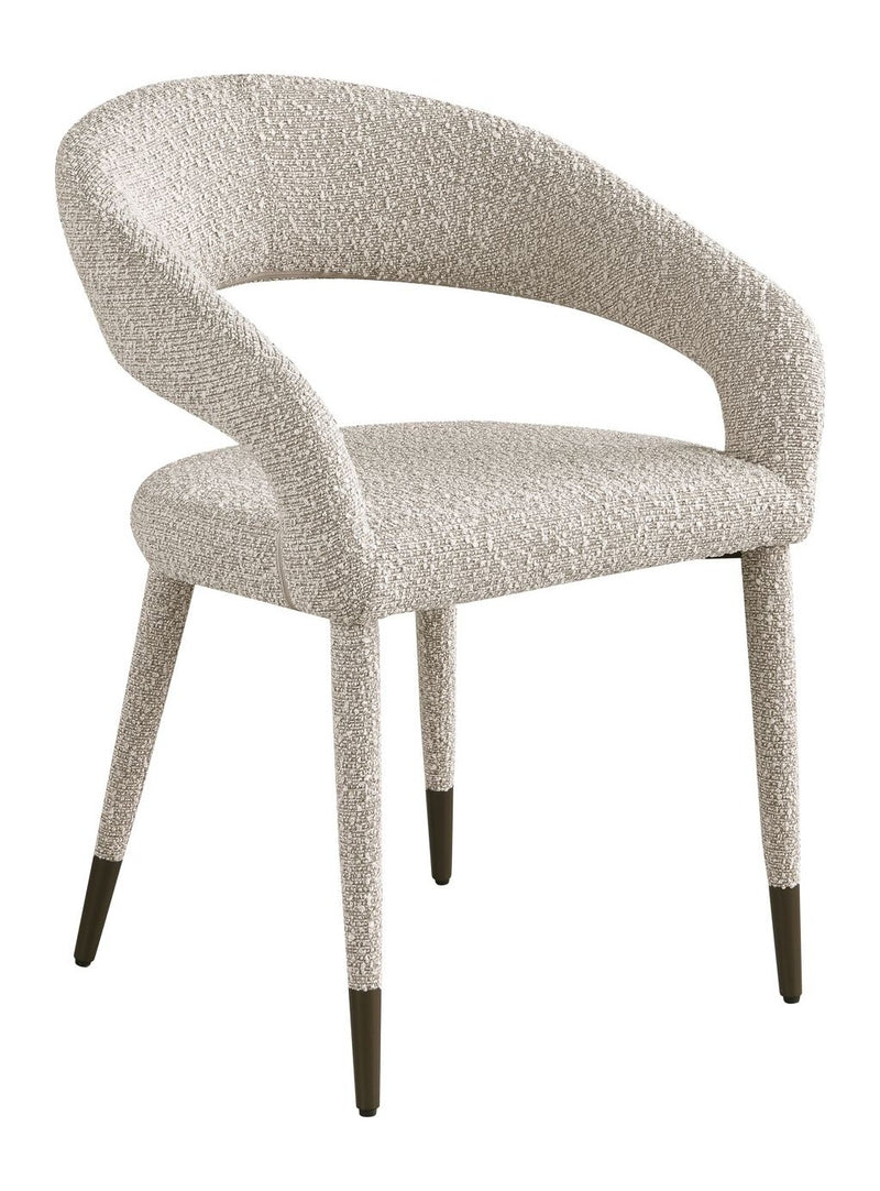 Esszimmerstuhl Gia Natural Chunky mit Bronze-Beinen – Richmond