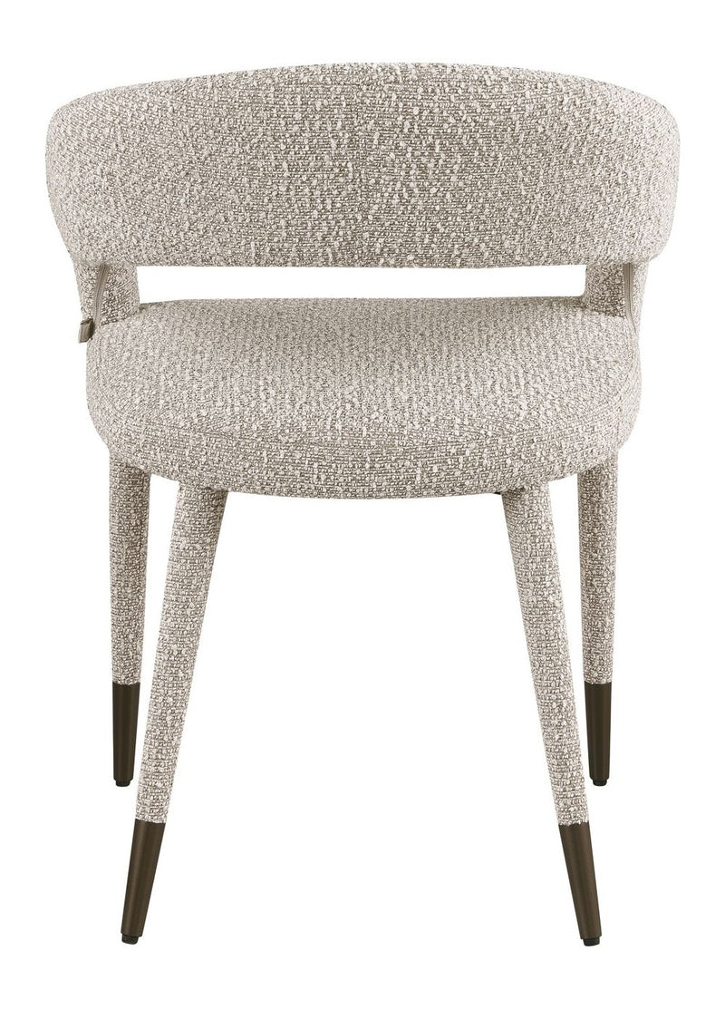 Esszimmerstuhl Gia Natural Chunky mit Bronze-Beinen – Richmond