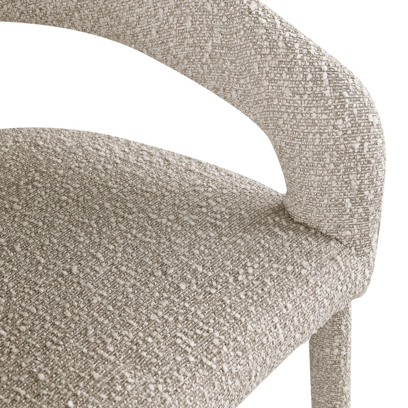 Esszimmerstuhl Gia Natural Chunky mit Bronze-Beinen – Richmond