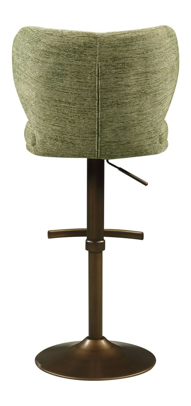 Barhocker Amely pistache softweave mit drehbarer Sitzfläche