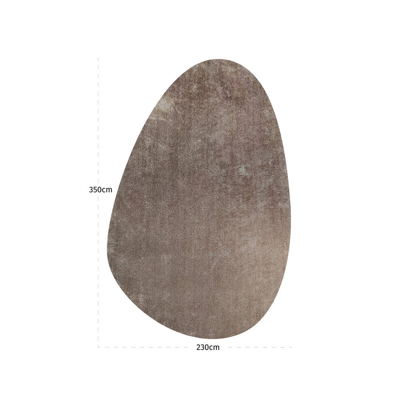 Teppich Freya Pebble 230x350 cm braun – weich & modern fürs Wohnzimmer