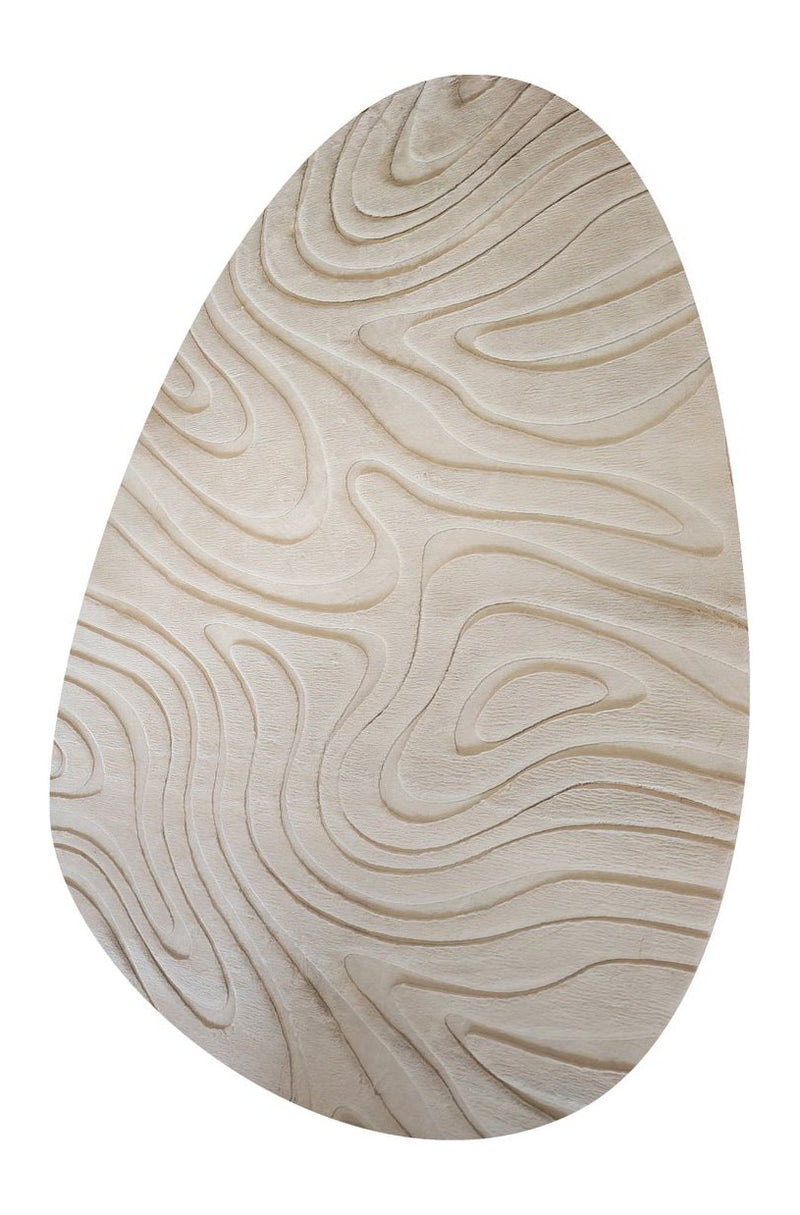 Richmond Teppich Sverre beige 230x350 cm mit organischem Reliefmuster