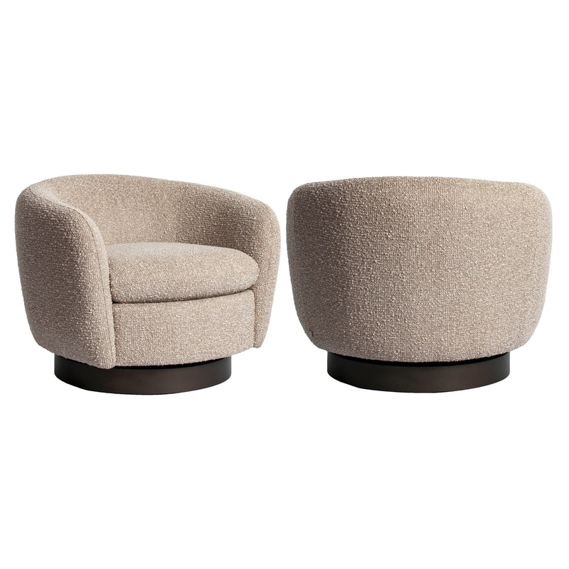 Richmond Lounge Stuhl Colmar Natural Chunky – Sessel mit Strukturbezug