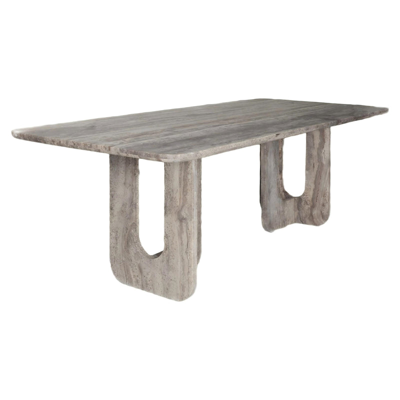 Esstisch Westin 230 grey, Travertin-Naturstein, 230x100 cm
