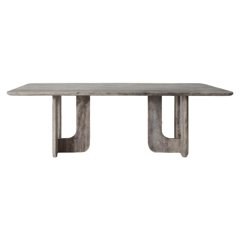 Esstisch Westin 230 grey, Travertin-Naturstein, 230x100 cm