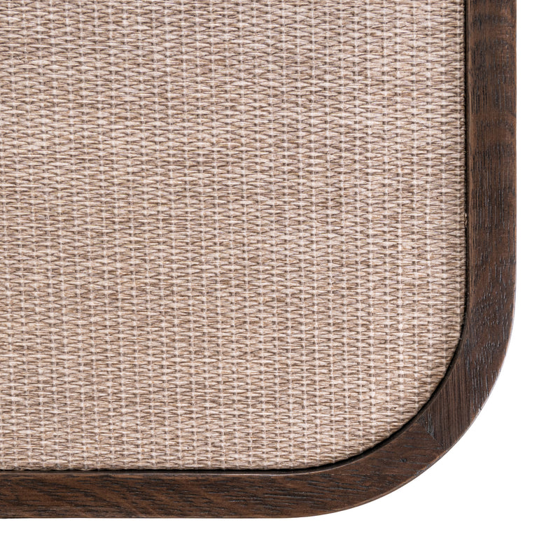 Sideboard Willox 4-türig in Beige – Eiche & Leinen, 180 cm