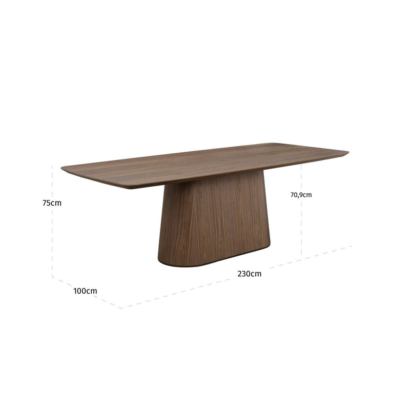 Esstisch Windsor Walnut 230 cm – Richmond Design für 8 Personen