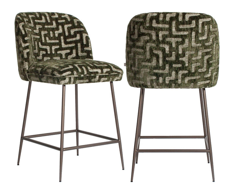 Barhocker Pullitzer Moss Labyrinth - Polyesterbezug, Richmond Design