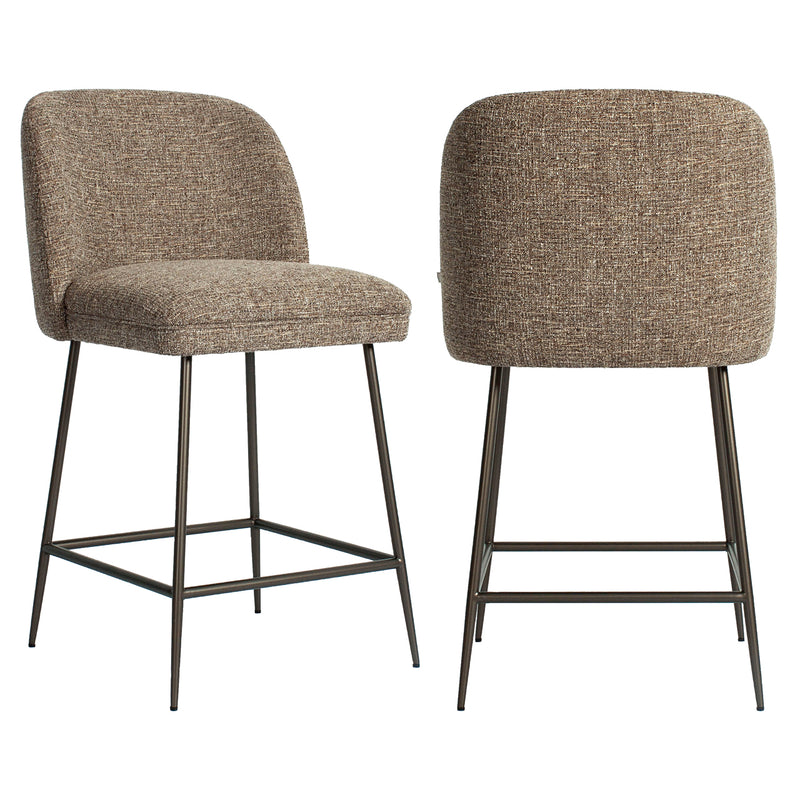 Barhocker Pullitzer Brown Tweed – Richmond Counterstuhl für Küche &