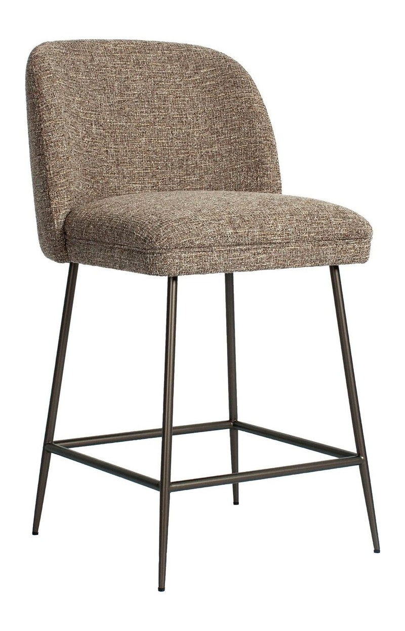 Barhocker Pullitzer Brown Tweed – Richmond Counterstuhl für Küche &