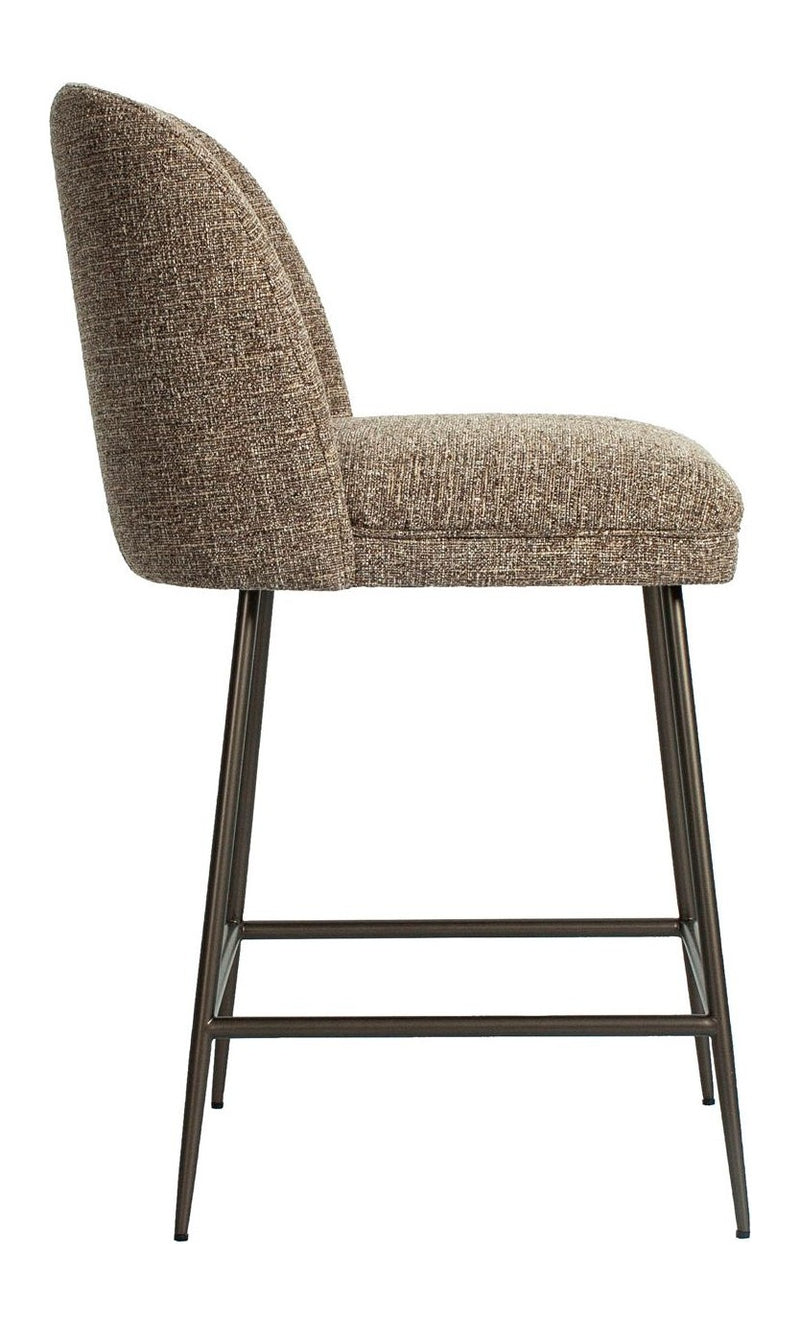 Barhocker Pullitzer Brown Tweed – Richmond Counterstuhl für Küche &