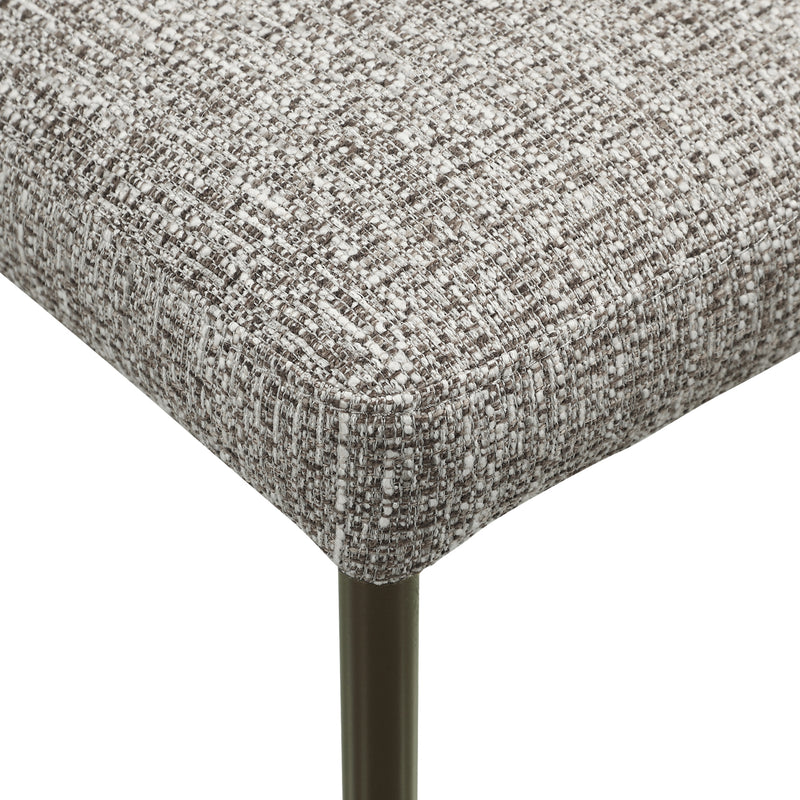 Esszimmerstuhl Stacker earth tweed im 2er-Set, stapelbar, Polyester