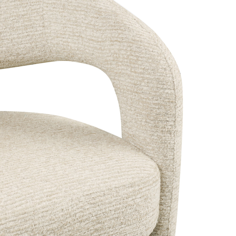 Esszimmerstuhl Soho natural linear von Richmond – Eisengestell