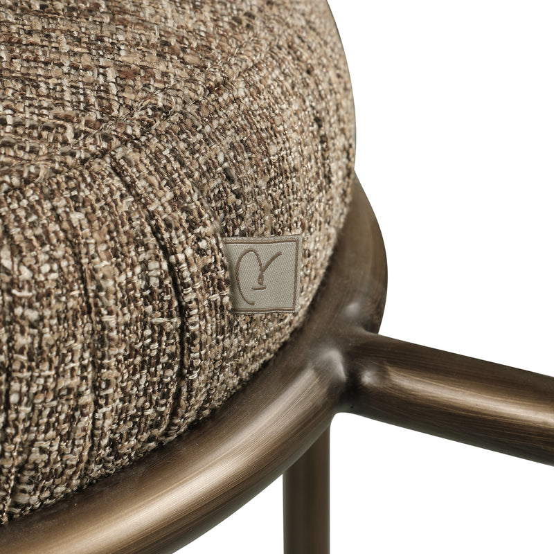Barhocker Encanto Brown Tweed – Richmond Design für Küche & Bar