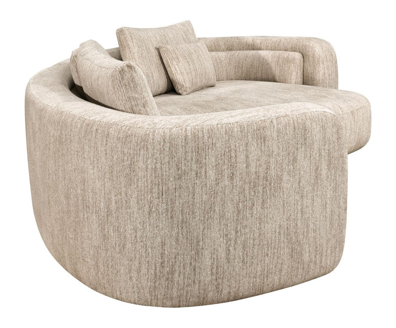 Sofa Augusto Lounge rechts Natural Softweave – Richmond XXL-Loungesofa