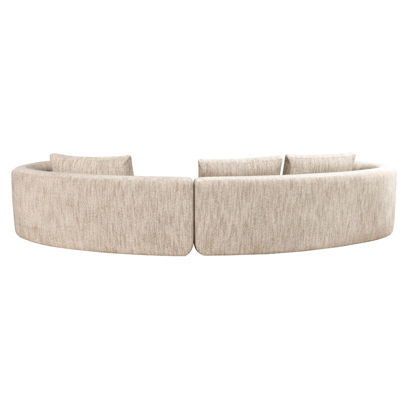 Sofa Augusto Lounge rechts Natural Softweave – Richmond XXL-Loungesofa