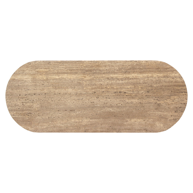 Richmond Konsole Russo Travertin Ash Brown – Konsolentisch für Flur