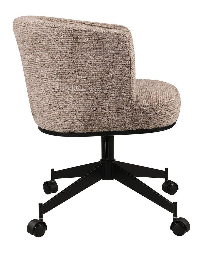 Esszimmerstuhl Rochenne mocca linear – drehbar, höhenverstellbar