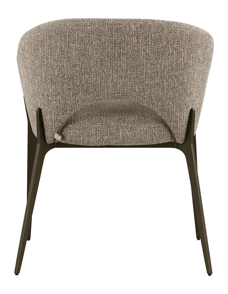 Esszimmerstuhl Kenzi Brown Tweed – Richmond, Bezug 100% Polyester