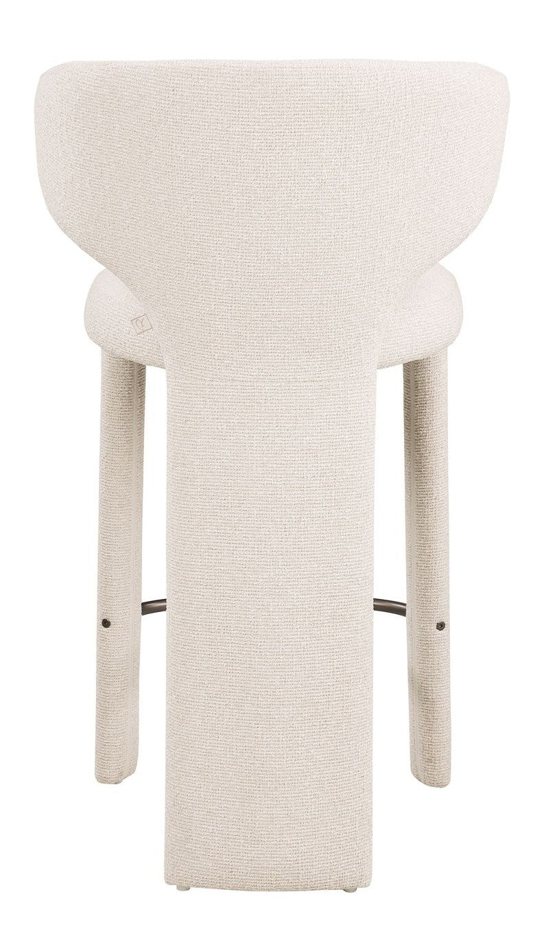 Barhocker Viola biscotti – Counterstuhl mit Polyester-Bezug