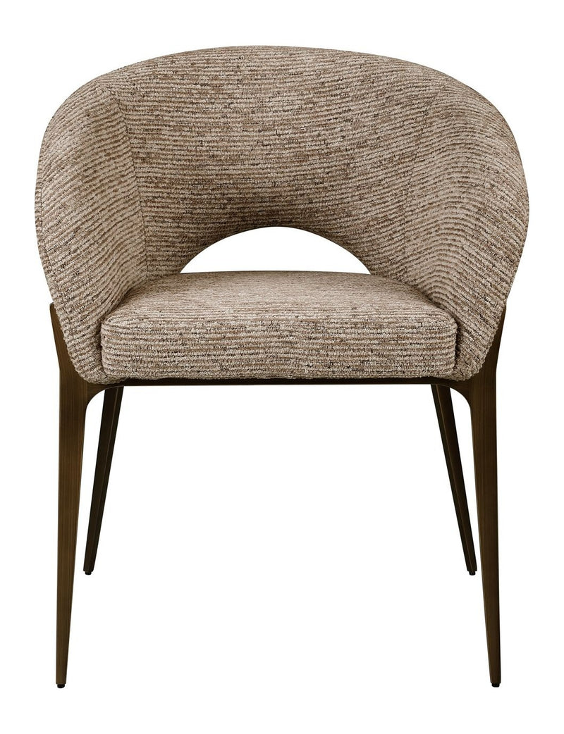 Esszimmerstuhl Kenzi mocca linear – Richmond Design fürs Esszimmer
