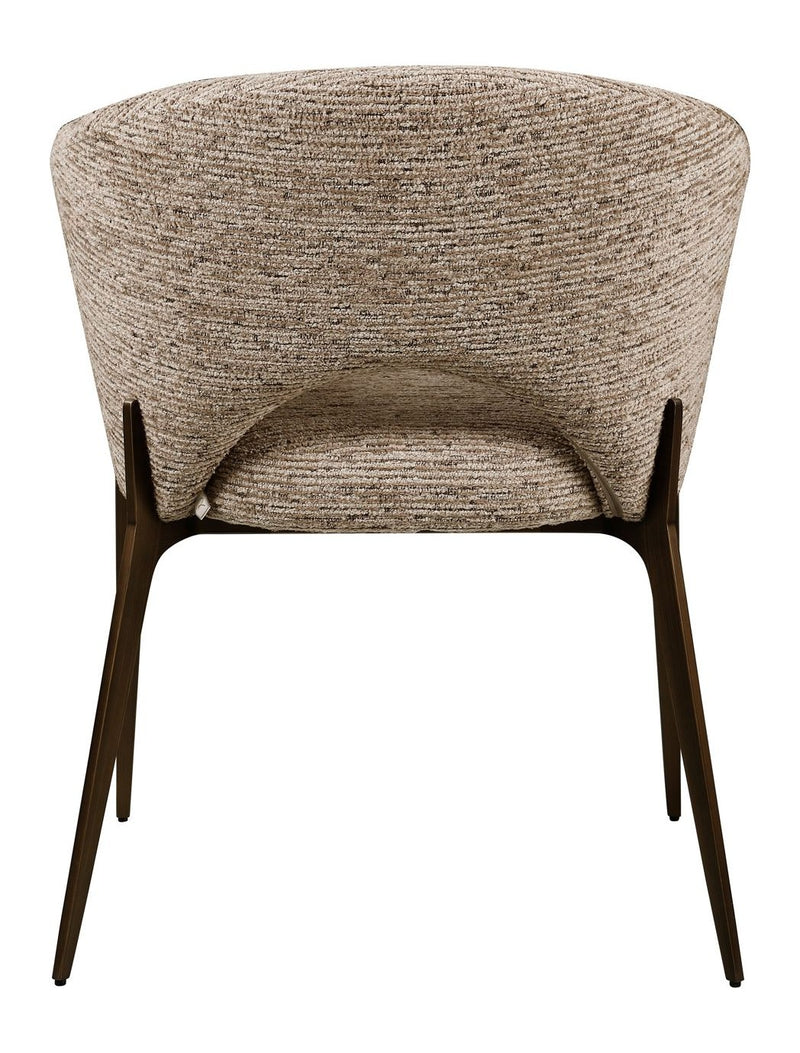 Esszimmerstuhl Kenzi mocca linear – Richmond Design fürs Esszimmer