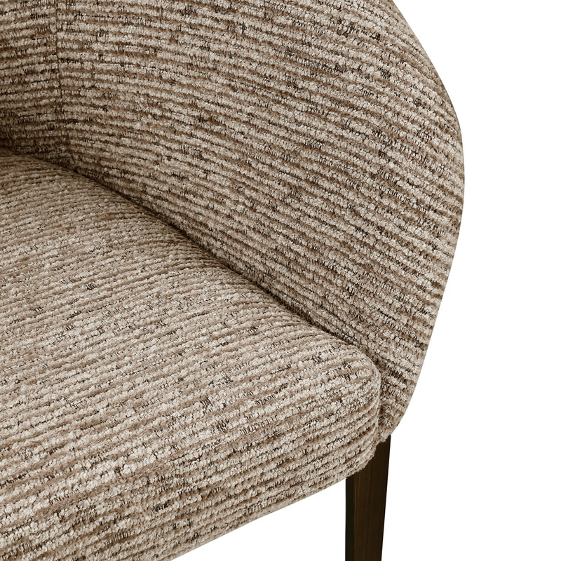 Esszimmerstuhl Kenzi mocca linear – Richmond Design fürs Esszimmer