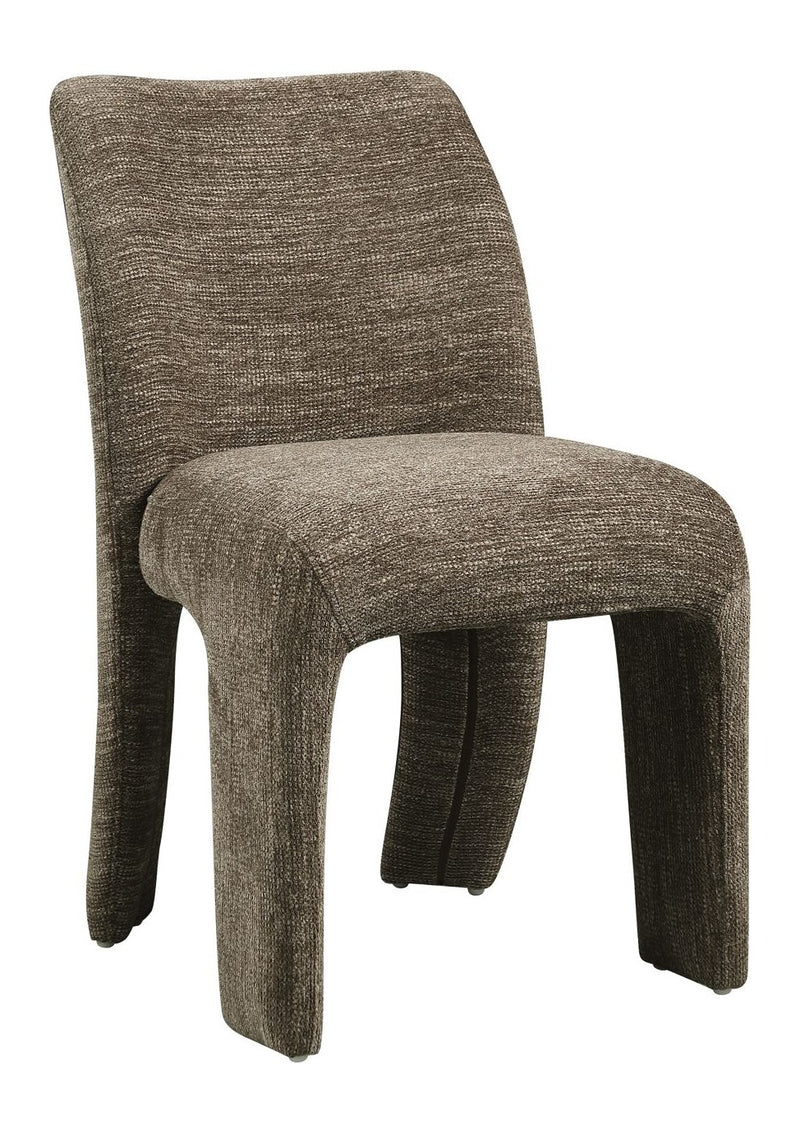 Esszimmerstuhl Maya braun Softweave im 2er-Set, gepolstert & bequem