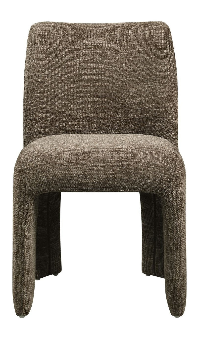 Esszimmerstuhl Maya braun Softweave im 2er-Set, gepolstert & bequem