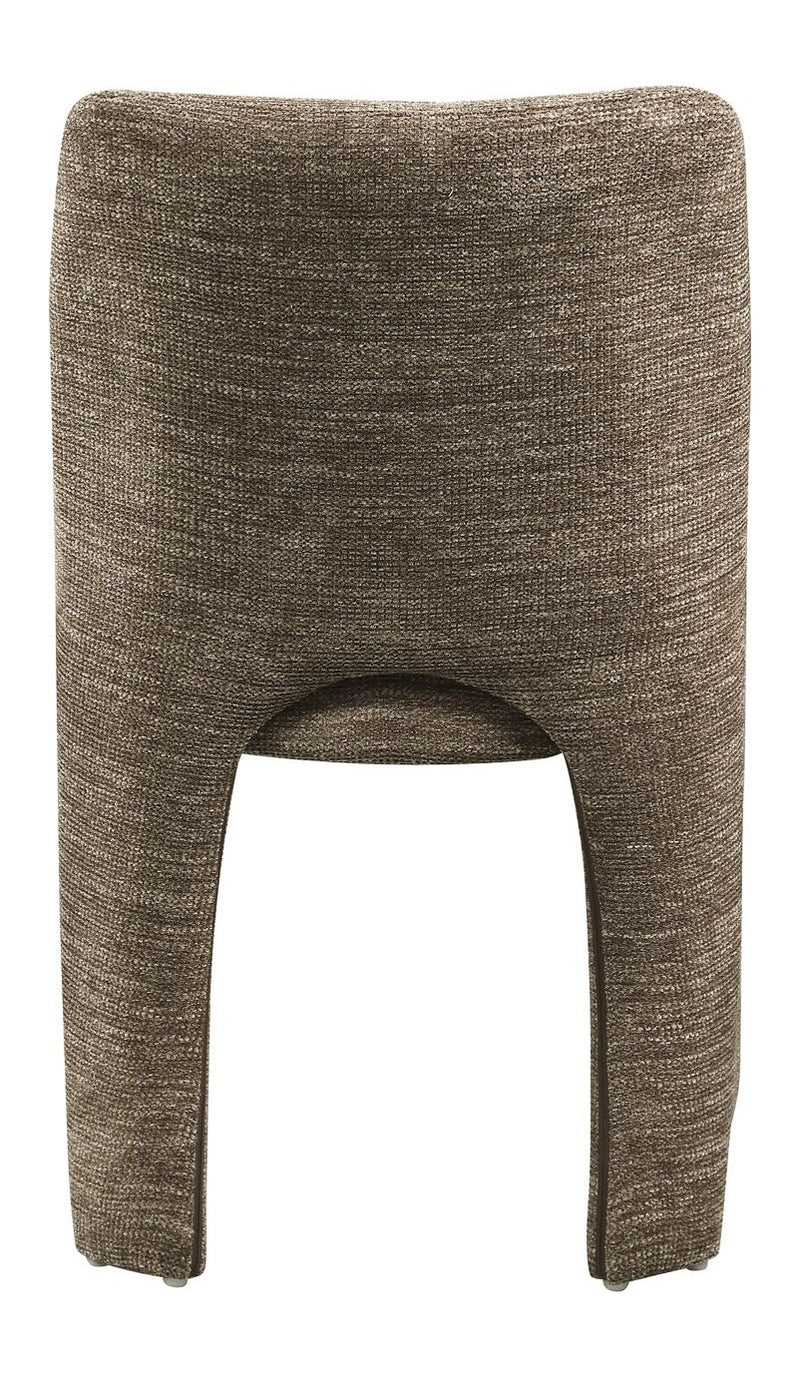 Esszimmerstuhl Maya braun Softweave im 2er-Set, gepolstert & bequem
